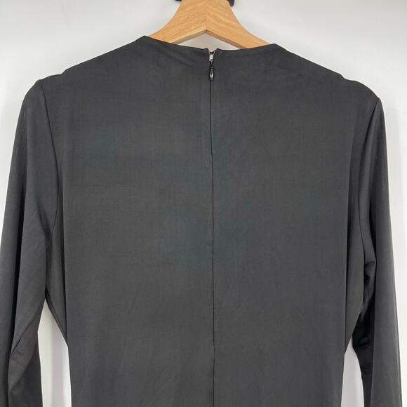 superdown | NWT Sarah Cut Out Dress in Black Jersey Cut Out Long Sleeve Mini XL - Picture 8 of 12